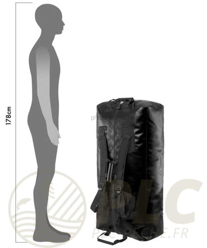 Sac Voyage Étanche ORTLIEB BIG-ZIP Black | PLC-PECHE.FR