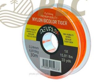 Fils Nylon DEVAUX Bicolor Tiger | PLC-PECHE.FR