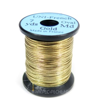 Tinsel Uni French Oval Gold | PLC-PECHE.FR