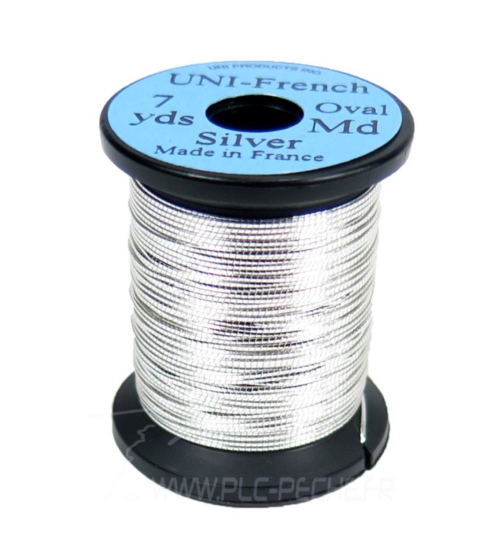 Tinsel Uni French Oval Silver | PLC-PECHE.FR