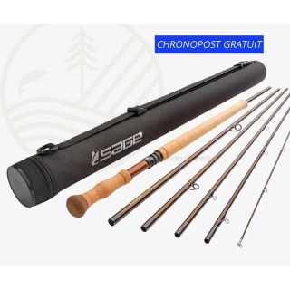 Canne à mouche SAGE R8 SPEY 14' soie 9 - 6 Brins | PLC FLY SHOP