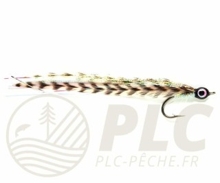 Mouche Mer Bass Streamer White | PLC-PECHE.FR