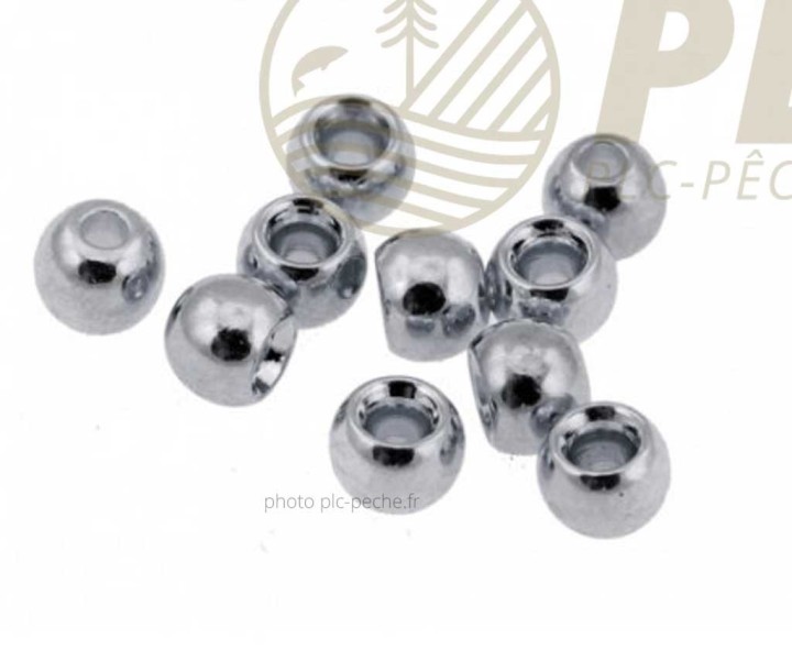 Billes Laiton PLC Argent par 25 | PLC-PECHE.FR