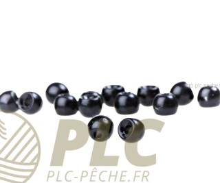 Billes Laiton PLC Noir par 25 | PLC-PECHE.FR