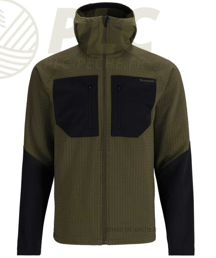 Hoody SIMMS Confluence Black | PLC-PECHE.FR