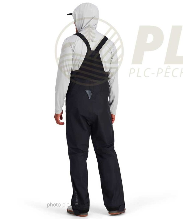 Salopette SIMMS Challenger Bib Black | PLC-PECHE.FR