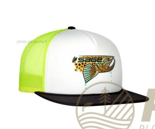 Casquette SAGE Patch Trucker Electric Foamie Trout | PLC-PECHE.FR