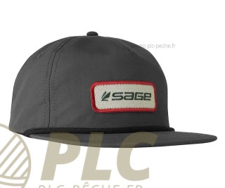 Casquette SAGE Nylon Guide Hat Charcoal | PLC-PECHE.FR