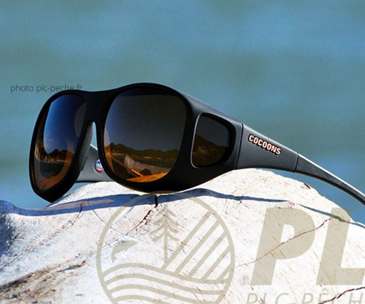 Surlunettes Polarisantes COCOONS Black/Copper L| PLC-PECHE.FR