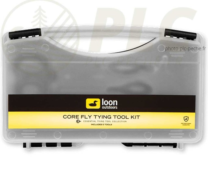 Core Fly Tying Tool kit Loon Black | PLC-PECHE.FR