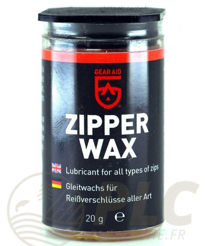 Max Wax Zipper GEAR AID Lube 20g | PLC-PECHE.FR