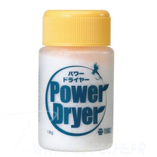 Sèche mouche Tiemco Power Dryer poudre flottante - PLC FLY SHOP
