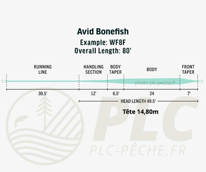 Soie RIO AVID Bonefish | PLC FLY SHOP