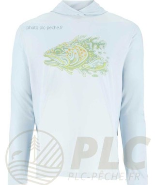 Tech Hoody SIMMS Artist Series Bimini Trt Head