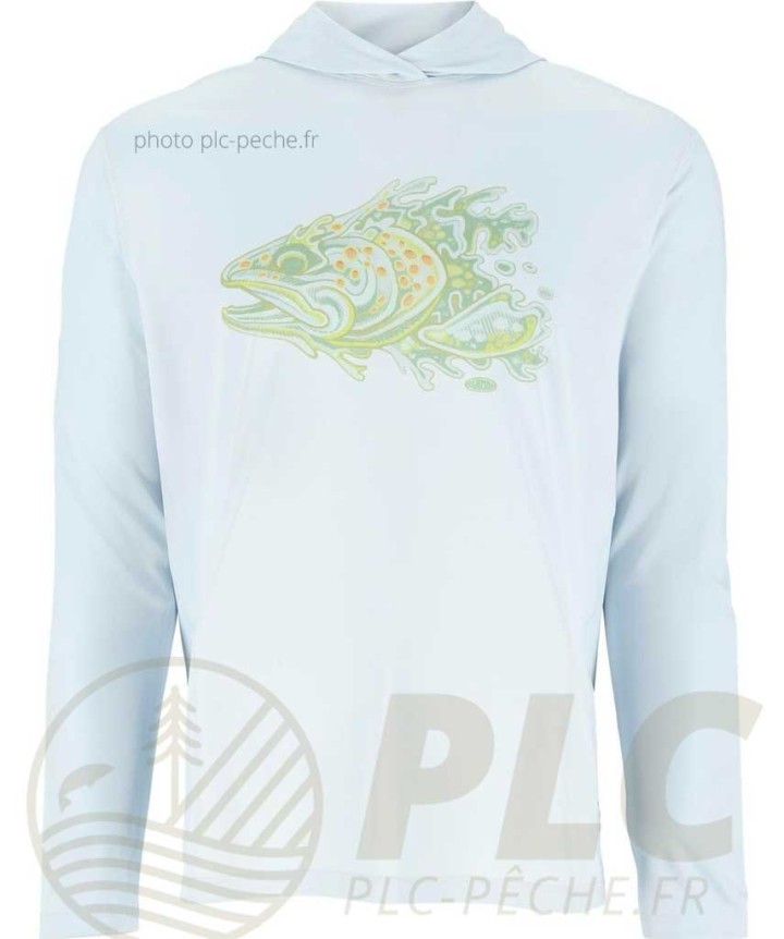 Tech Hoody SIMMS Artist Series Bimini Trt Head