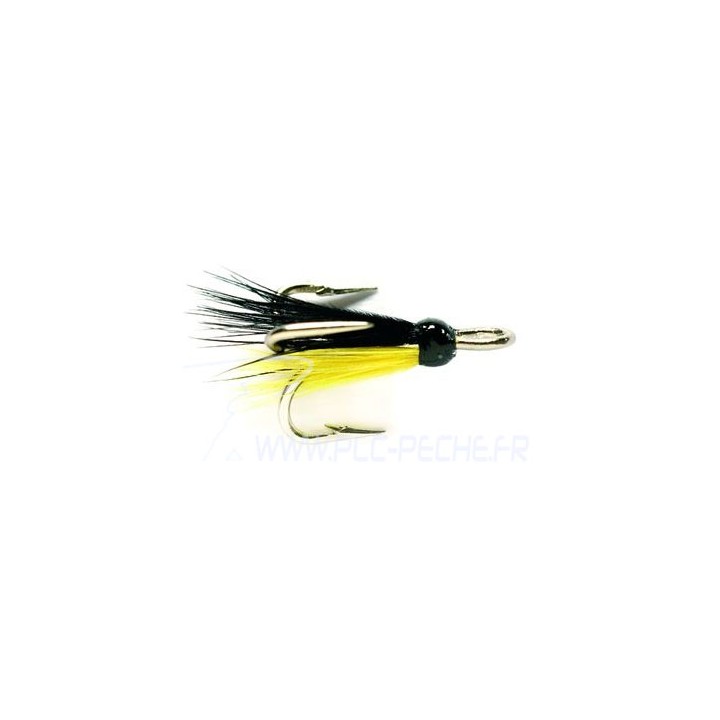 Mouche Saumon FULLING MILL Micro Madelain Black & Yellow | PLC-PECHE.FR