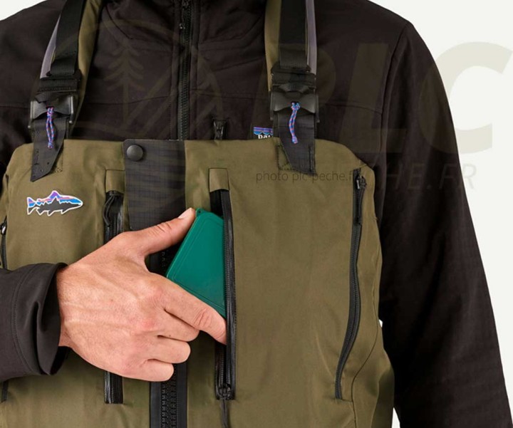 Waders PATAGONIA Swiftcurrent Expedition Zip-Front Basin green| PLC-PECHE.FR
