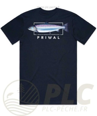 T-Shirt PRIMAL Artist Tee Salmon Navy | PLC-PECHE.FR