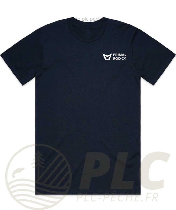 T-Shirt PRIMAL Artist Tee Salmon Navy | PLC-PECHE.FR