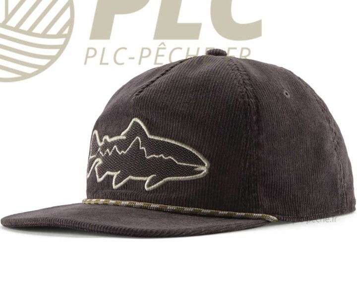 Casquette PATAGONIA Fitz Trout Fly Catcher Hat Ink Balck |PLC-PECHE.FR
