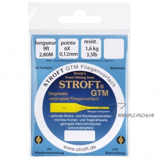 Bas de ligne STROFT gtm 12' (3,75m) - PLC FLY SHOP