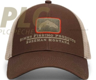 Casquette SIMMS Double Haul Trucker Smokey Olive | PLC-PECHE.FR