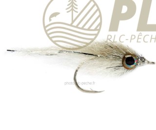 Mouche Mer FULLING MILL S/Minnow Grey and White S2 | PLC-PECHE.FR