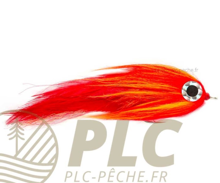 Mouche Mer FULLING MILL Flaming Lamborgini S6/0 | PLC-PECHE.FR