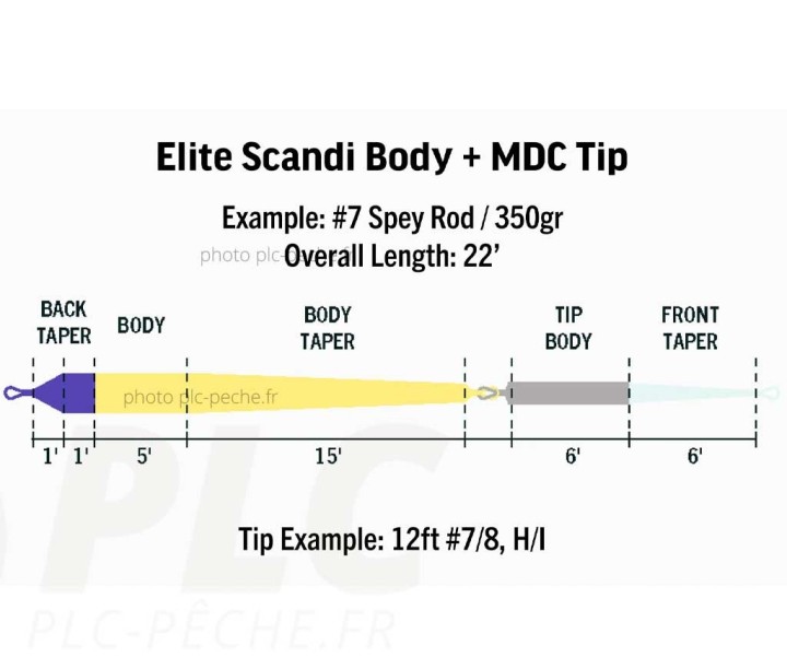 Soie RIO Elite Scandi MDC-KIT Long | PLC FLY SHOP