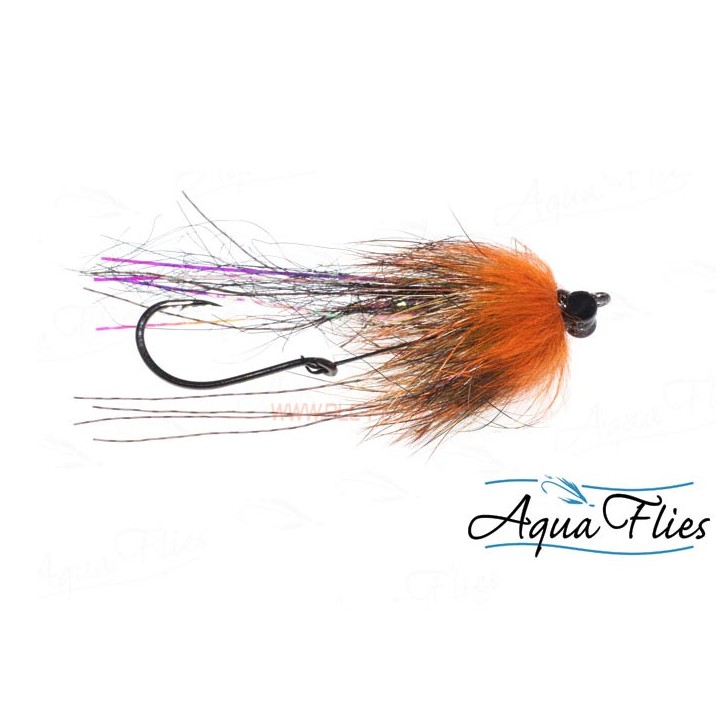 Mouche Steelhead mini intruder Brett Klamath rusty olive - PLC FLY SHOP