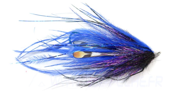 Mouche intruder single station black/purple - PLC FLY SHOP