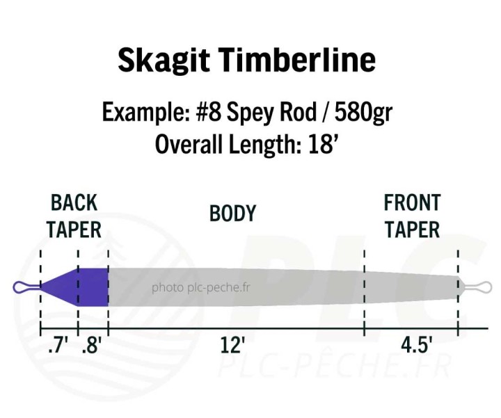 Soie RIO Skagit Timberline | PLC-PECHE.FR