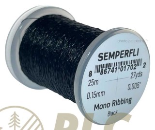 Fil Tinsel SEMPERFLI Mono Ribbing 0.15mm | PLC-PECHE.FR