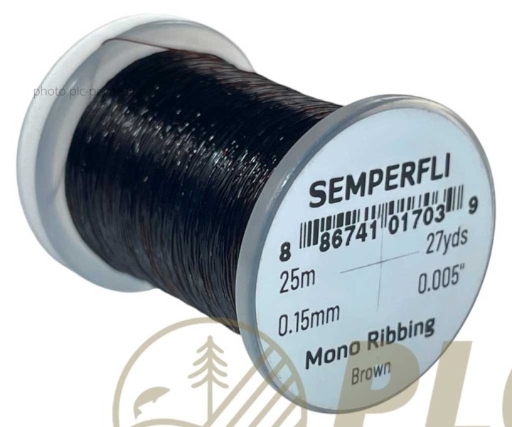 Fil Tinsel SEMPERFLI Mono Ribbing 0.15mm | PLC-PECHE.FR