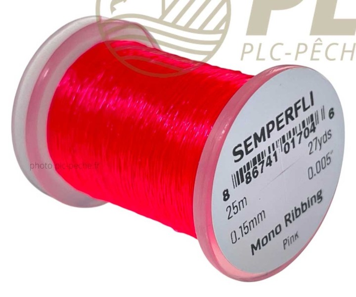 Fil Tinsel SEMPERFLI Mono Ribbing 0.15mm | PLC-PECHE.FR