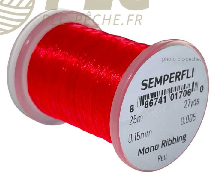 Fil Tinsel SEMPERFLI Mono Ribbing 0.15mm | PLC-PECHE.FR