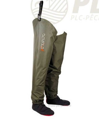 Cuissarde DEVAUX 100 Olive | PLC-PECHE.FR