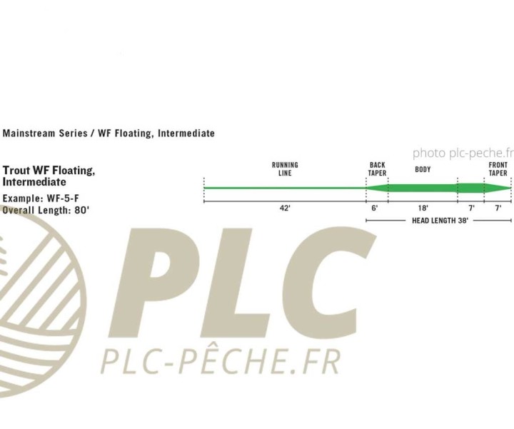 Soie Rio Mainstream Flottante WF F | PLC-PECHE.FR