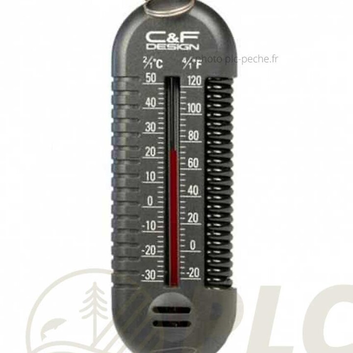 Thermomètre C&F DESIGN CFA 100 BK | PLC-PECHE.FR