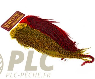 Plumes WHITING FARMS CDL Predator Pack Grizzly Pardo Red & Yellow | PLC-PECHE.FR