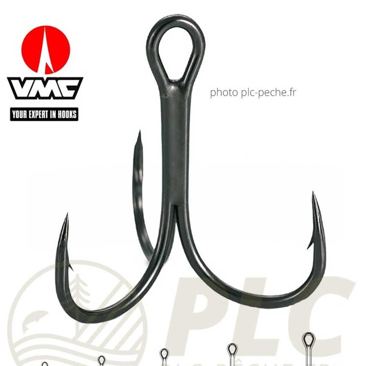 Hameçons mouche VMC Tube Fly 7545 BN Triple | PLC-PECHE.FR