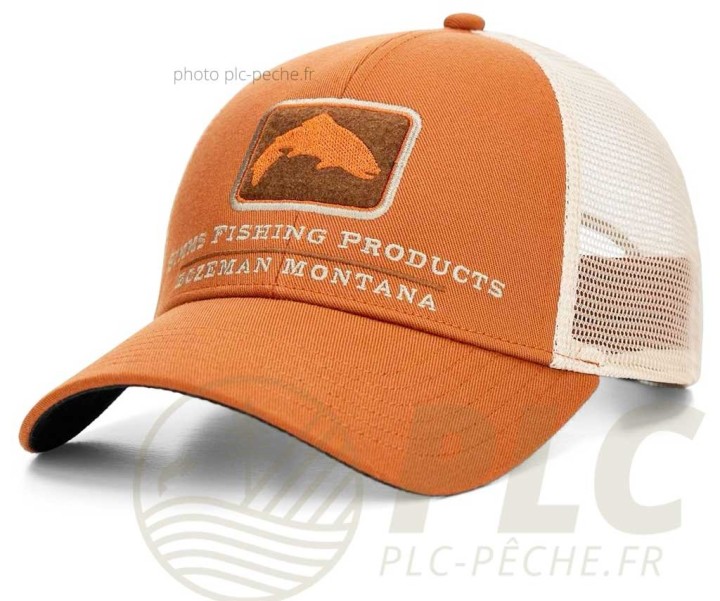 Casquette SIMMS Trout Icon Trucker Regiment Camo Carbon | PLC-PECHE.FR