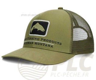 Casquette SIMMS Double Haul Icon Trucker Loden| PLC-PECHE.FR