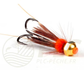 Mouche Saumon Frances Hexagon Fire Red | PLC-PECHE.FR