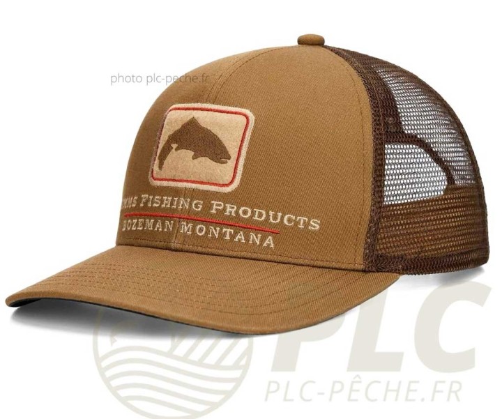 Casquette SIMMS Double Haul Icon Trucker Jasper| PLC-PECHE.FR