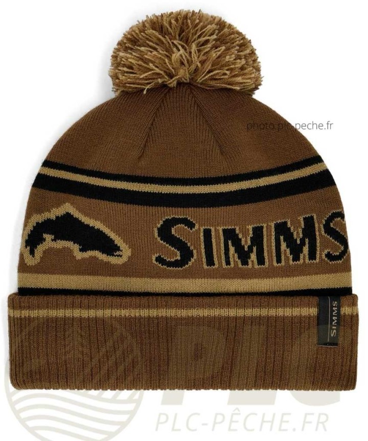 Bonnet SIMMS Tip-Up Pom Beanie Jasper | PLC-PECHE.FR