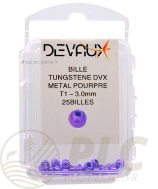 Billes Tungstene DEVAUX Metal Pourpre | PLC-PECHE.FR