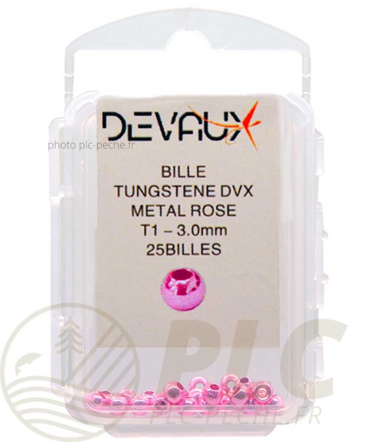 Billes Tungstene DEVAUX Metal Rose| PLC-PECHE.FR