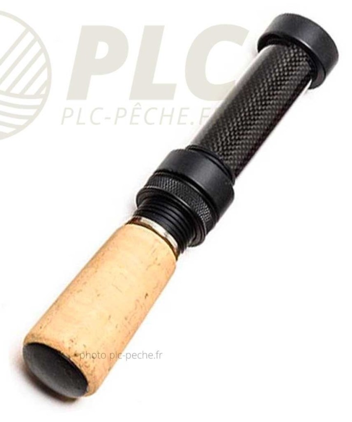 Porte-Moulinet DEVAUX Carbone Tissé et Poignée Combat | PLC-PECHE.FR