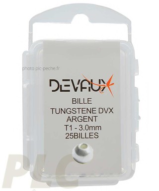 Billes Tungstene DEVAUX Argent | PLC-PECHE.FR